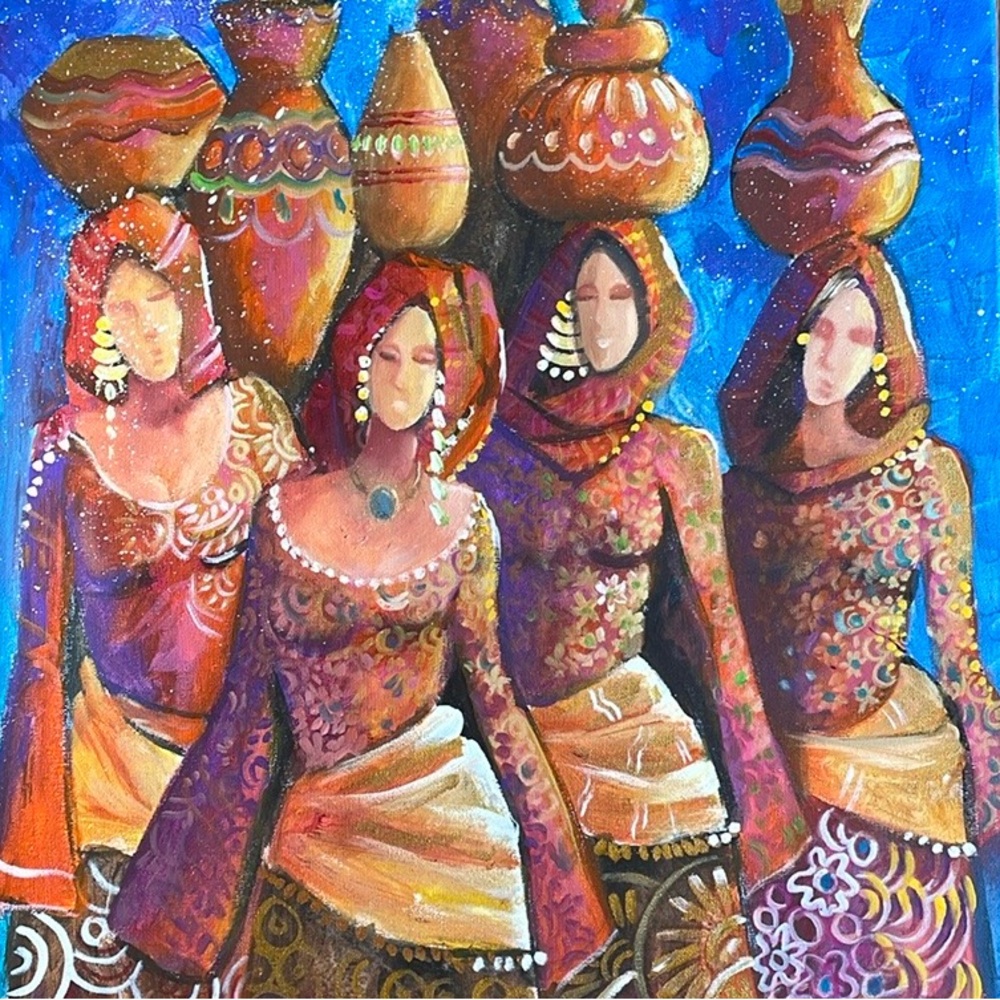 Acrylic painting
